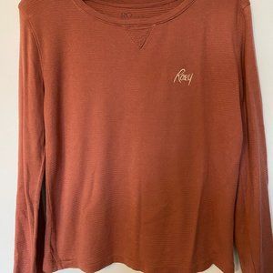 Roxy Ribbed Relaxed Long Sleeve